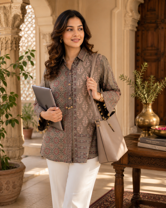 Pure Crepe Shirt