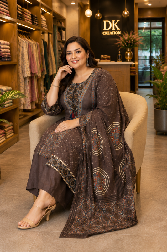 Pure Crepe Suit BIG SIZE