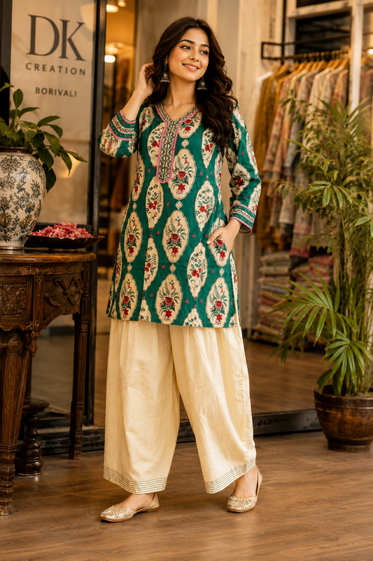 Pure Cotton Co-ord Set