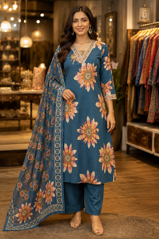 Pure cotton daily wear suit