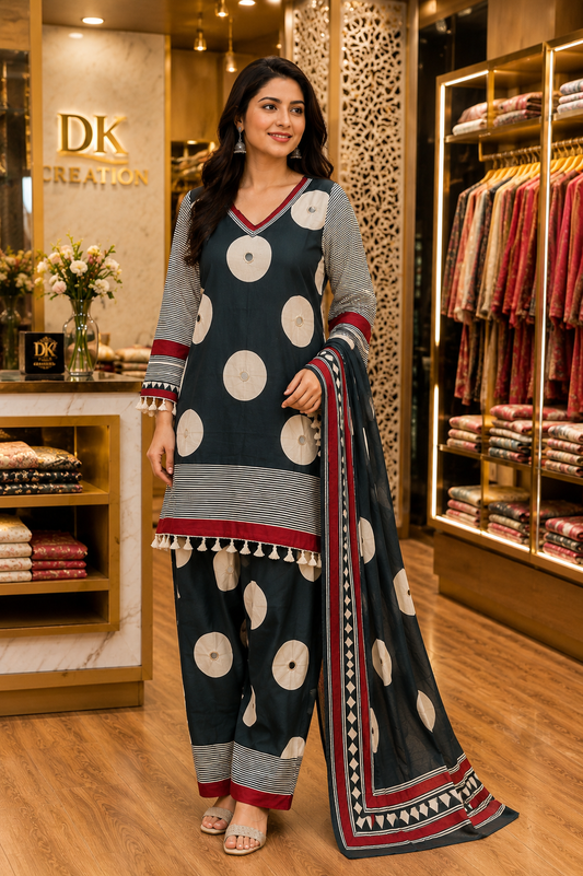 Pure Mul Cotton Farsi Salwar Suit