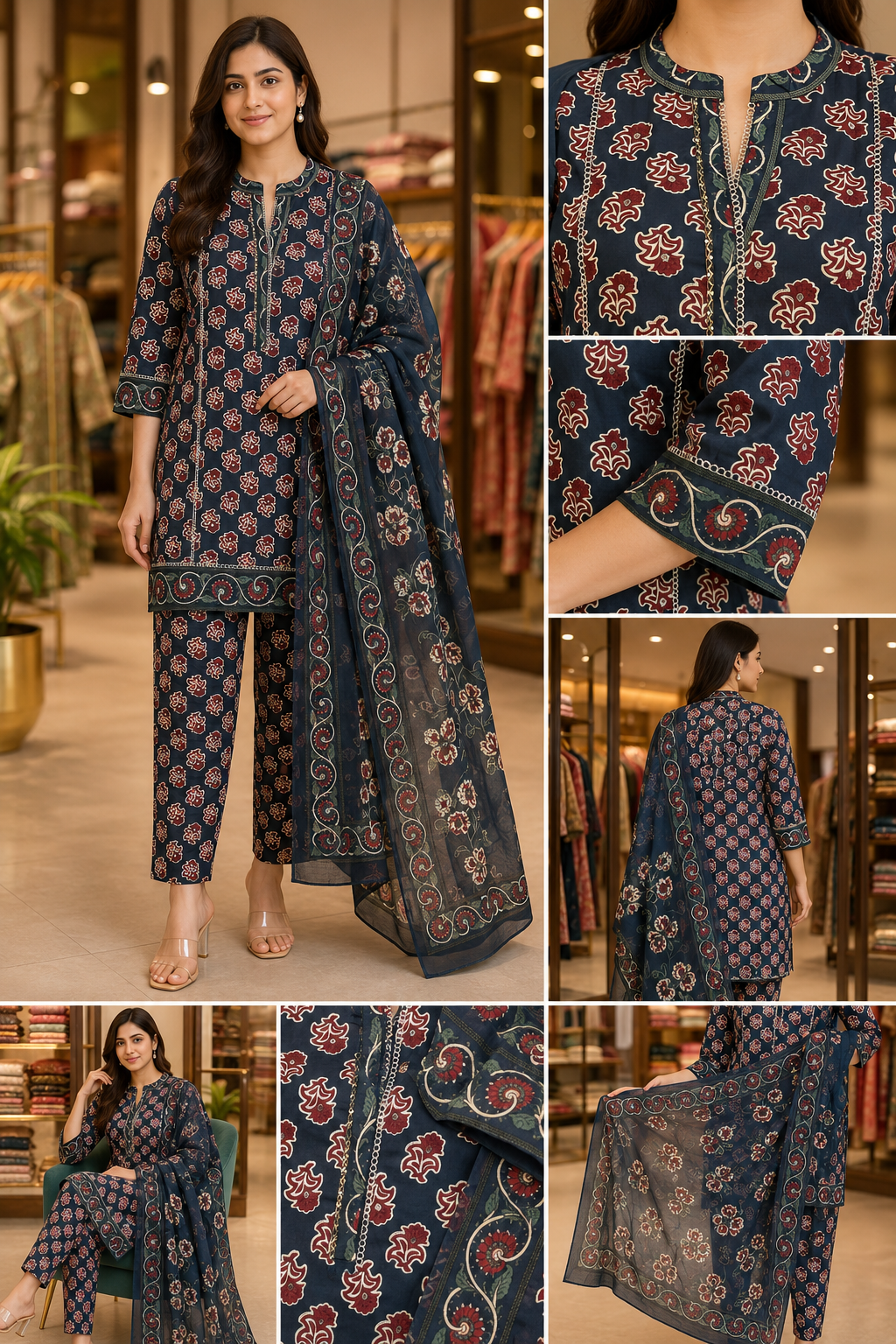 Pure Cotton Suit