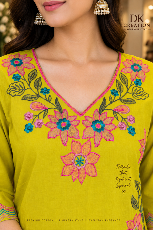 Pure Cotton 3pc Suit