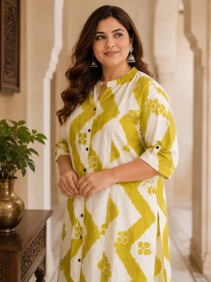 Pure Cotton Kurti Plazzo