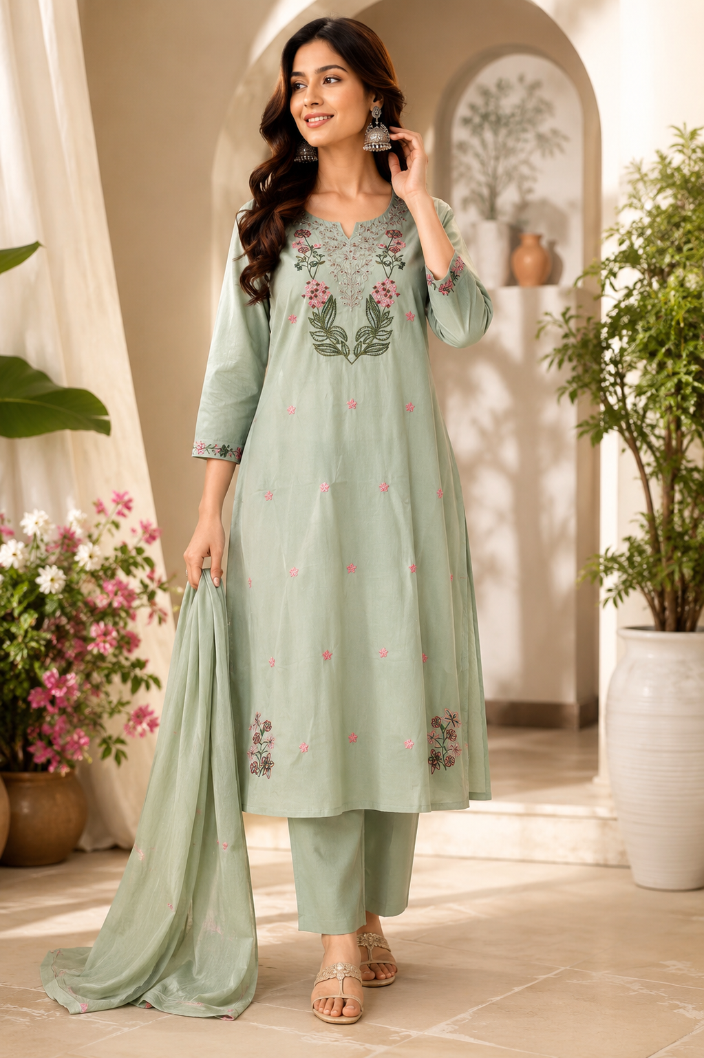 Pure Cotton Suit