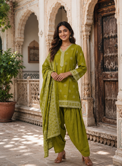 Pure Cotton Suit