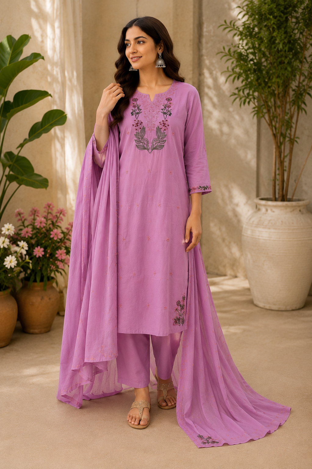 Pure Cotton Suit