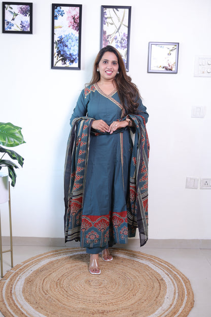 Angrakha Anarkali Set