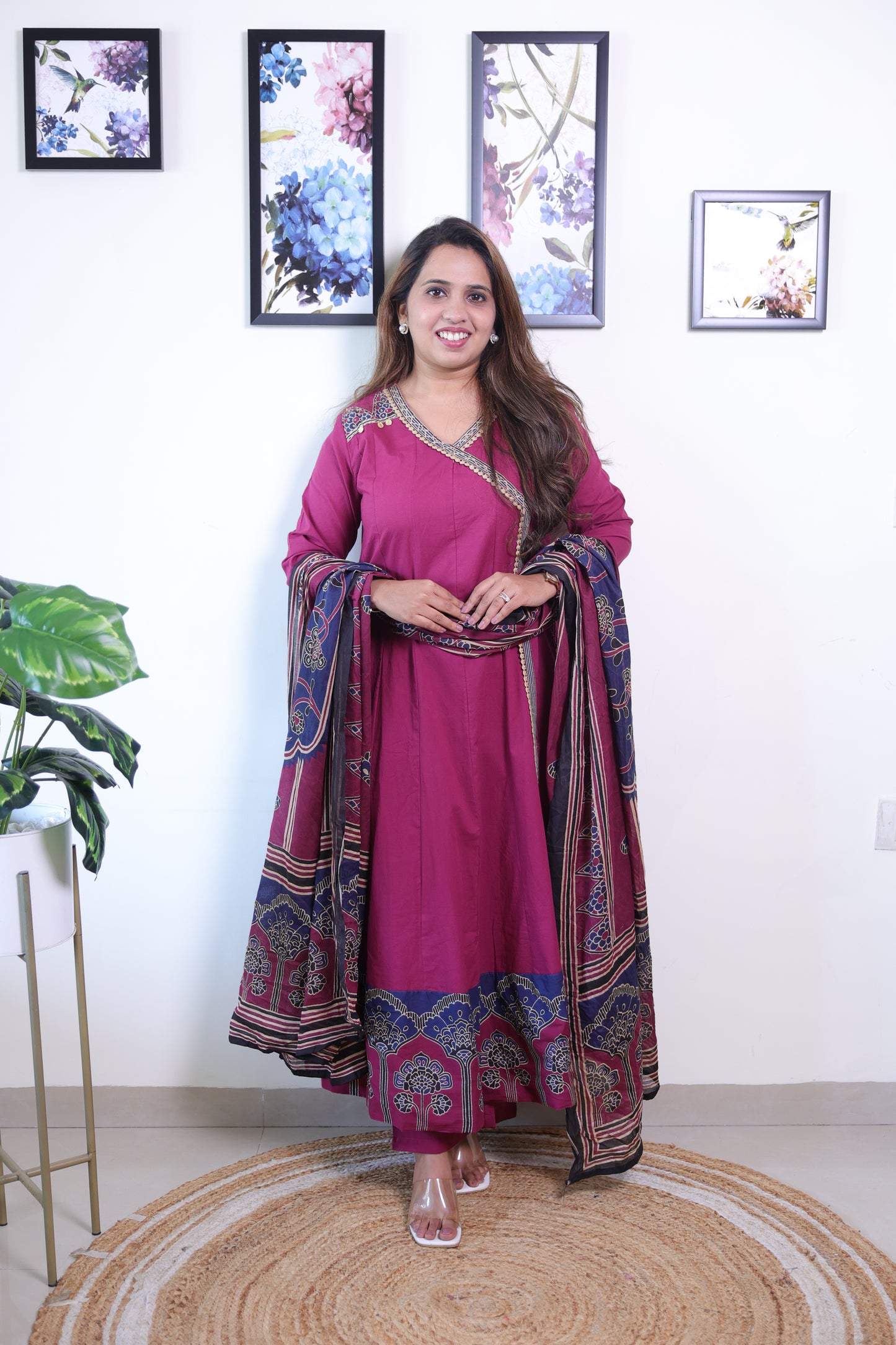 Angrakha Anarkali Set