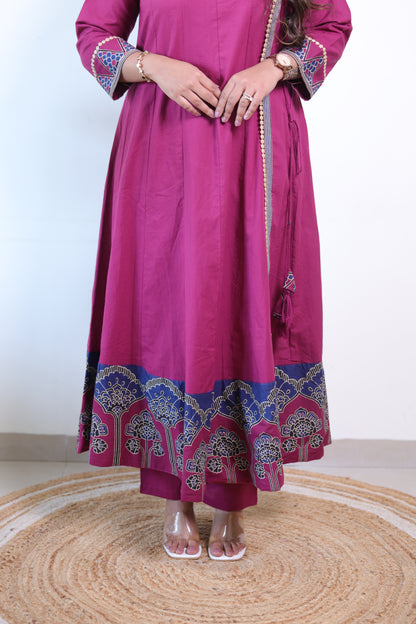 Angrakha Anarkali Set