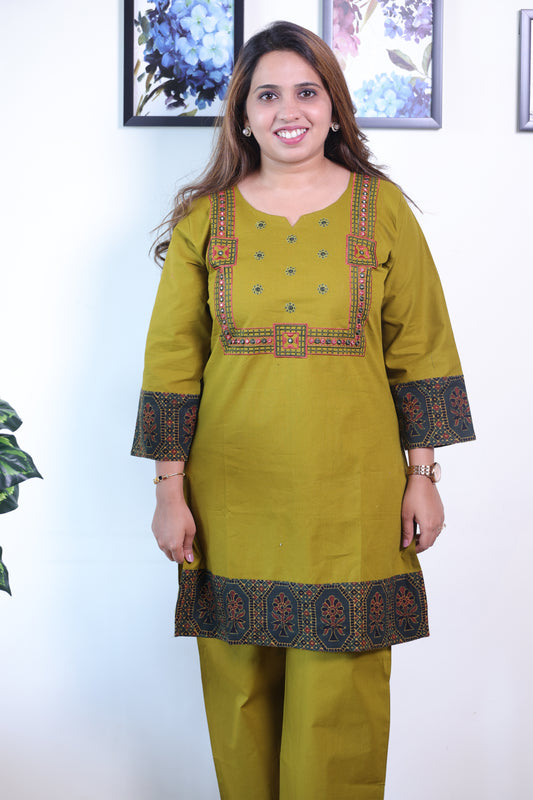 Cotton Self Printed