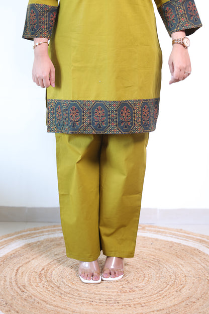 Cotton Self Printed