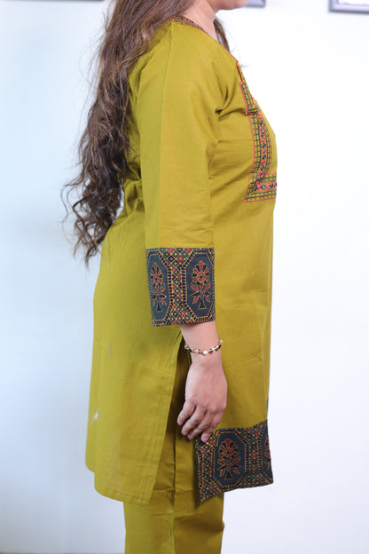 Cotton Self Printed