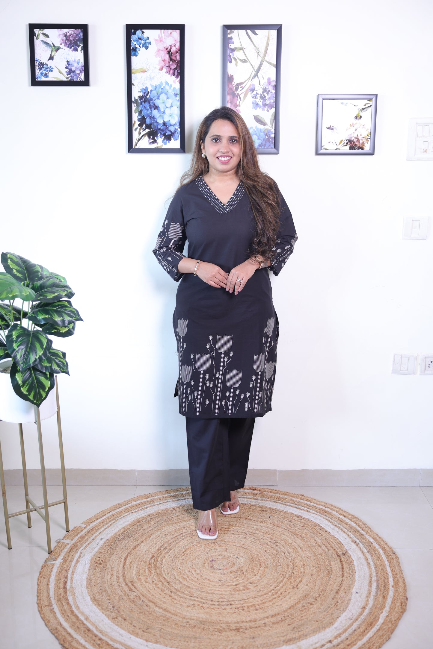 Black Cotton Co-ord set