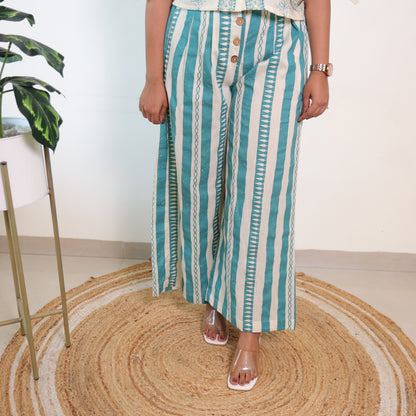 Off white Indo-western co-ord set