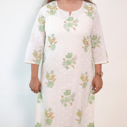 White Flower Print