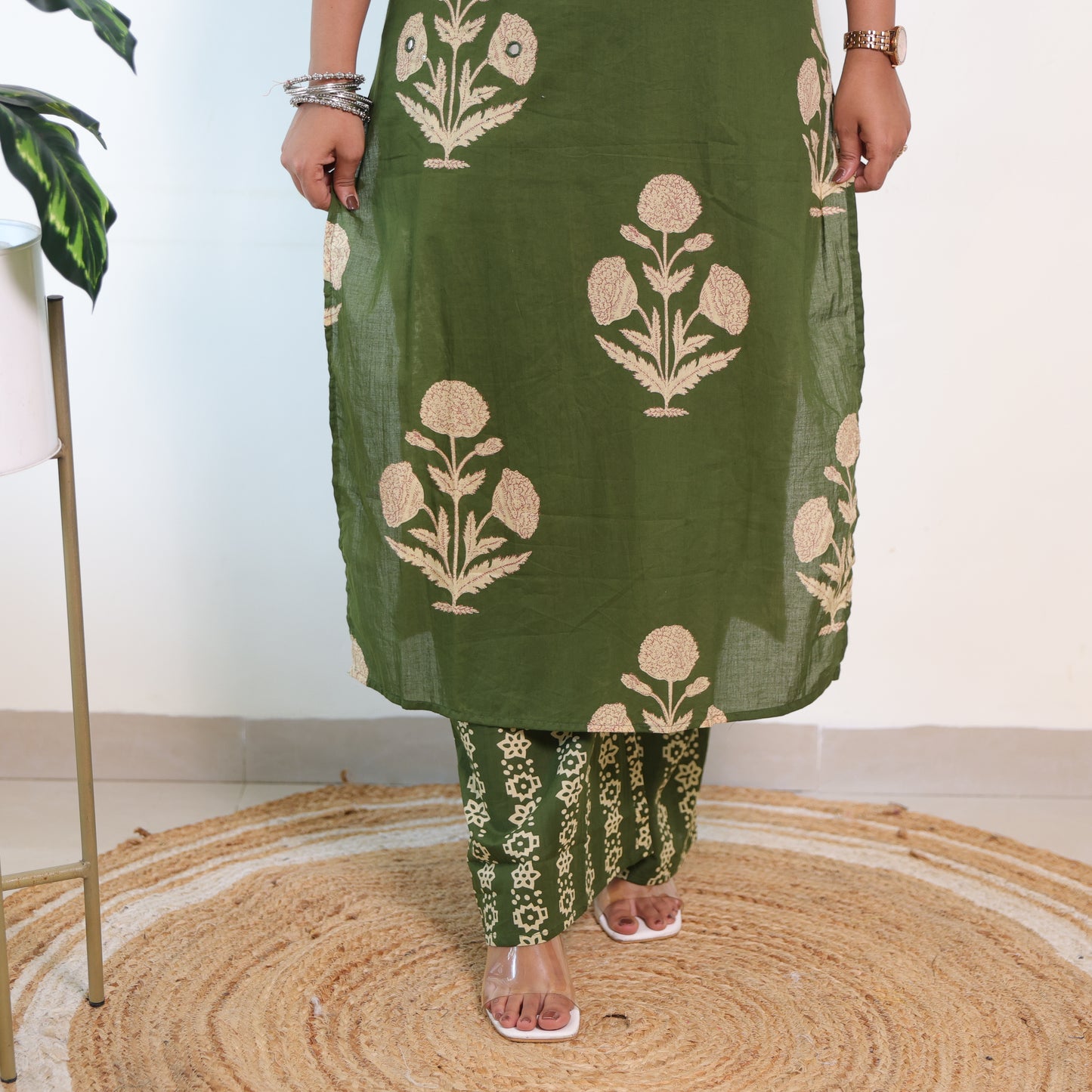 Straight Flower Print