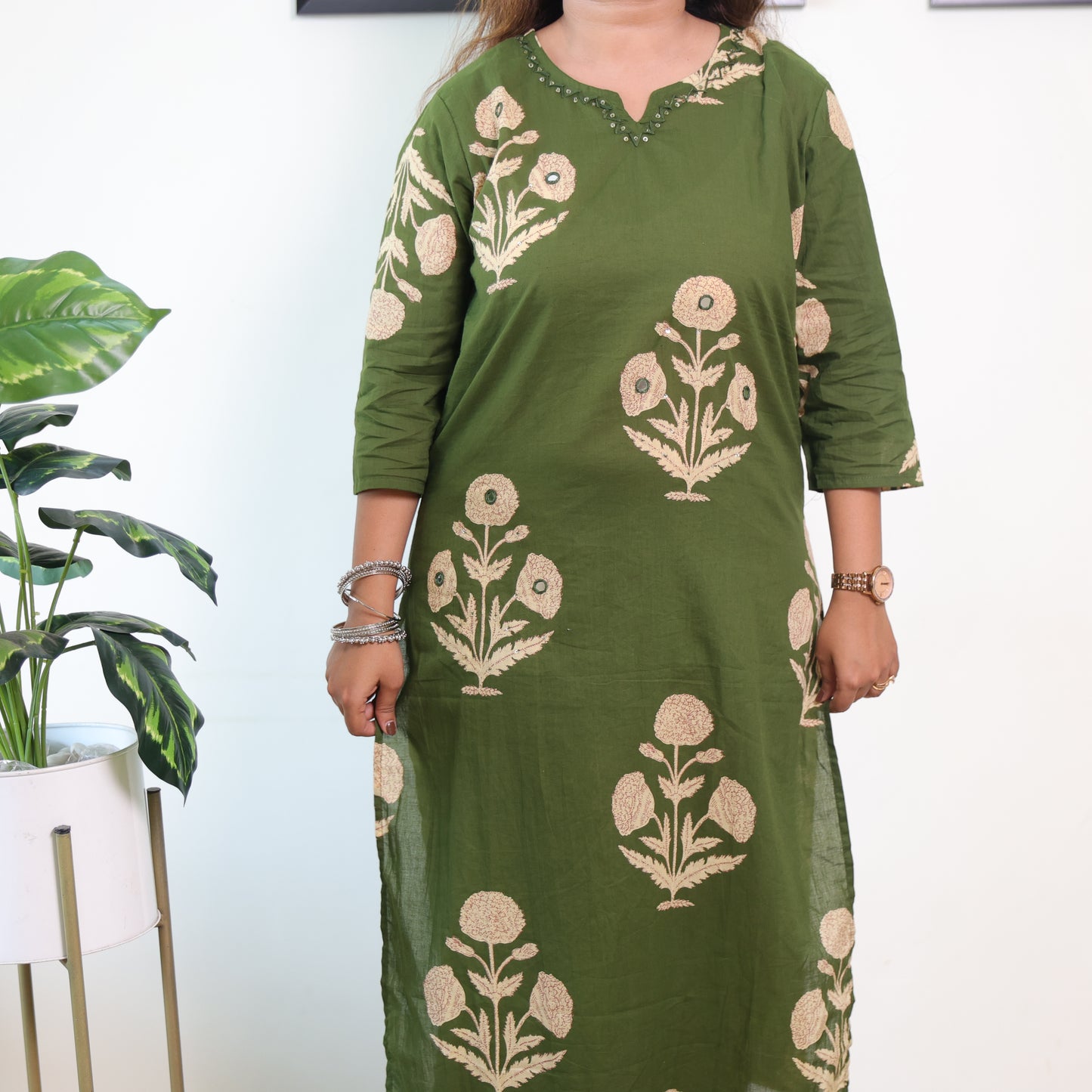 Straight Flower Print
