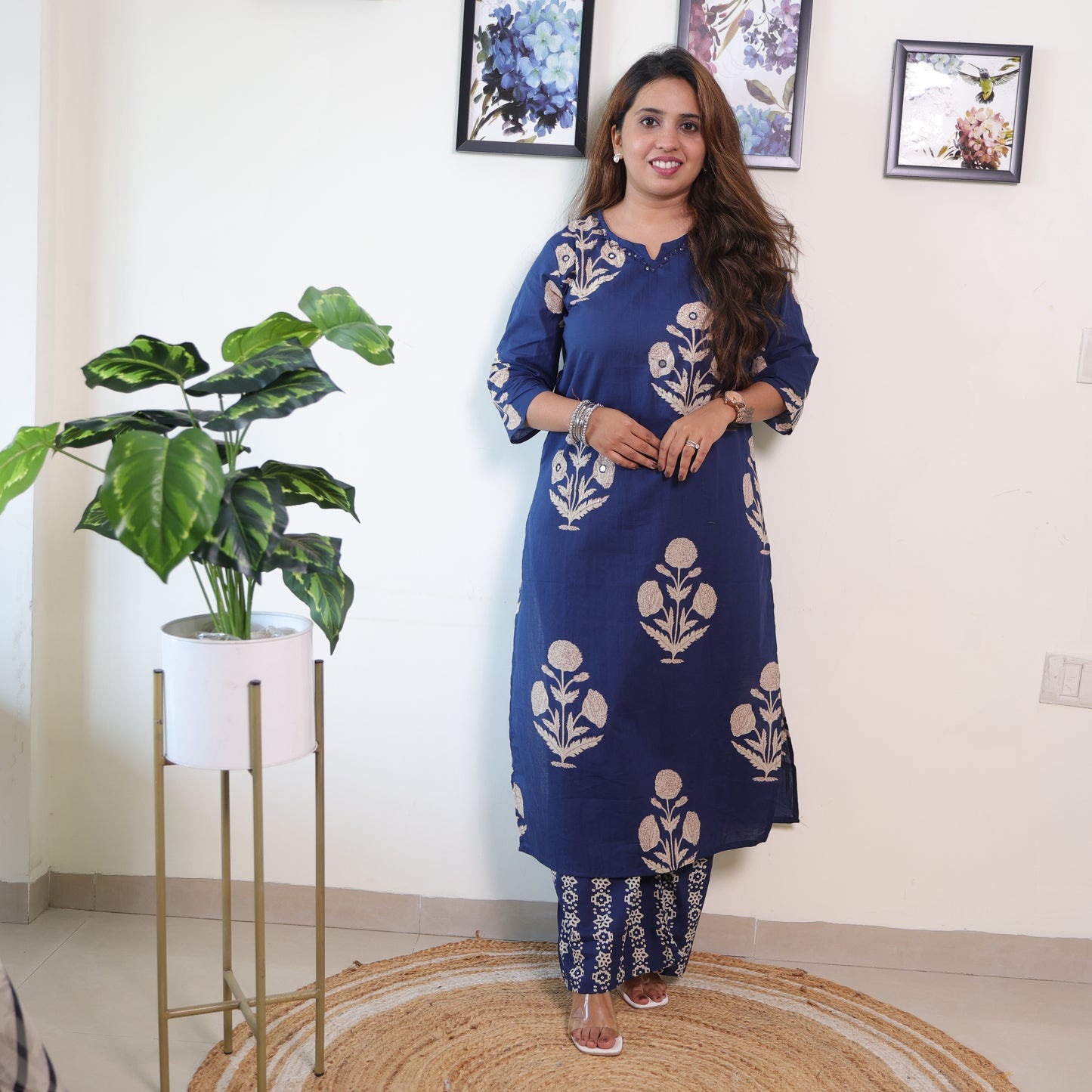Straight Flower Print
