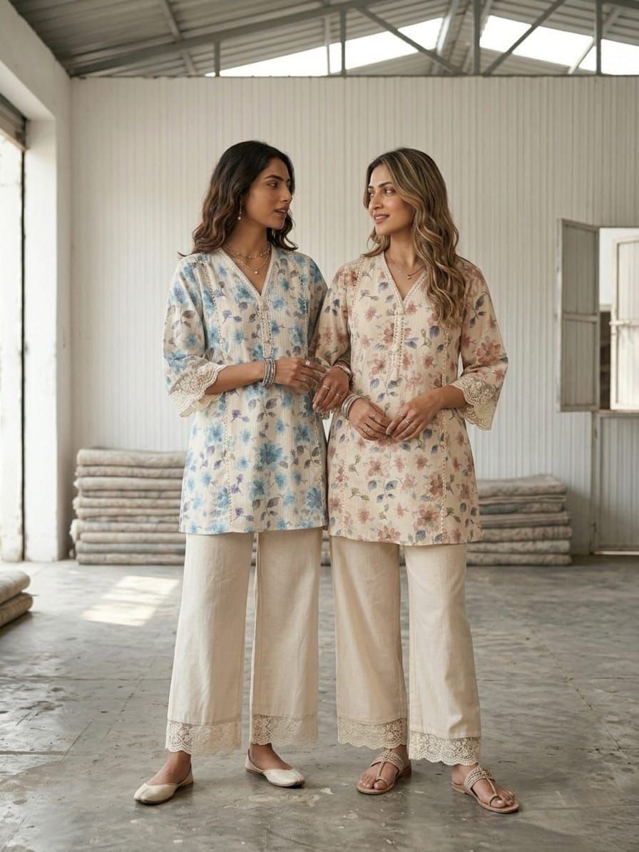 Pure Cotton Co-ord Set