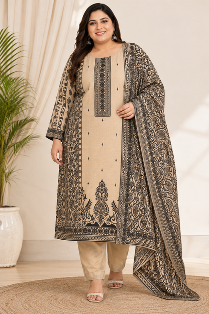 Pure Crepe Suit BIG SIZE