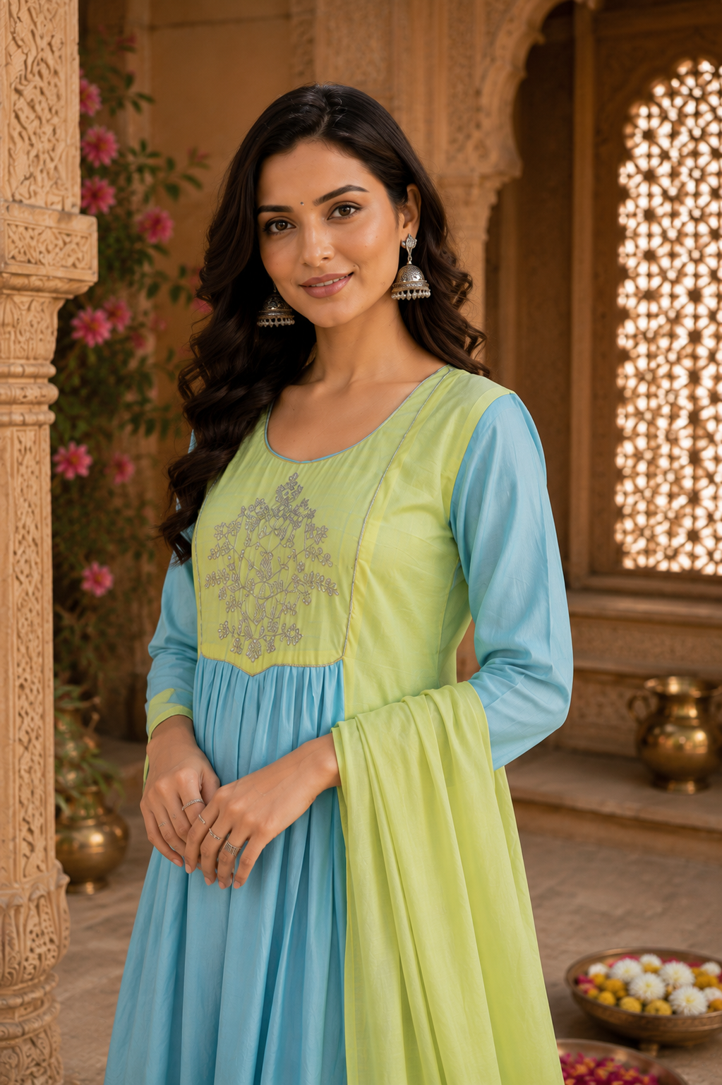 Pure Mul Chanderi Suit
