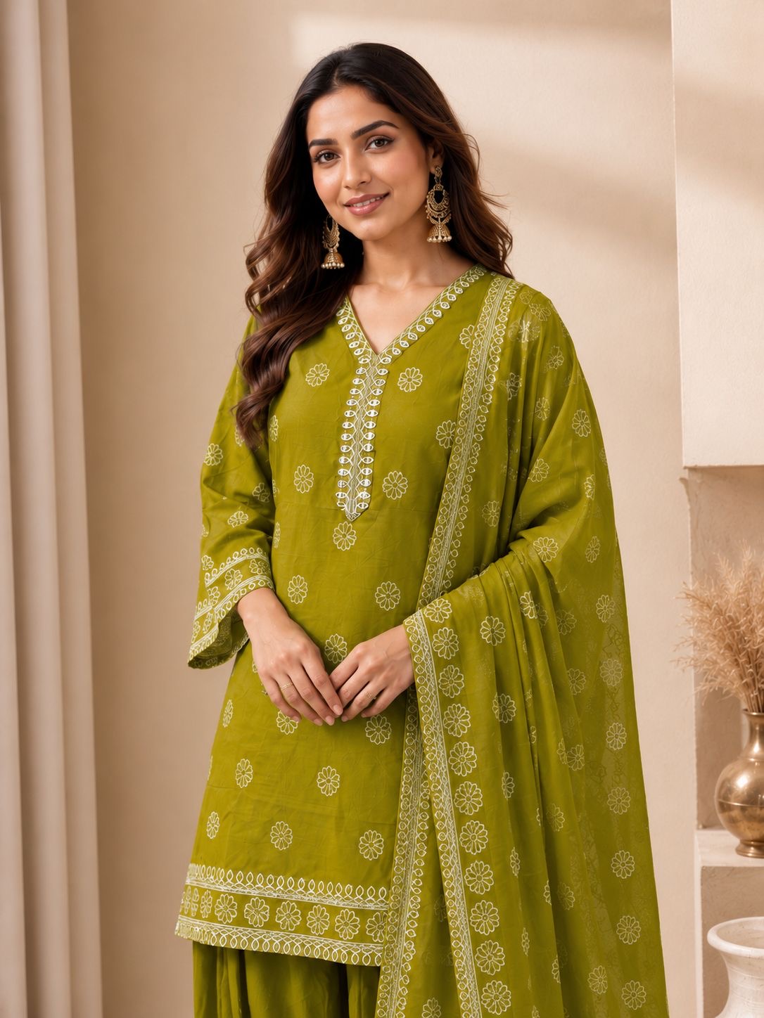 PURE COTTON PATILAYA SET
