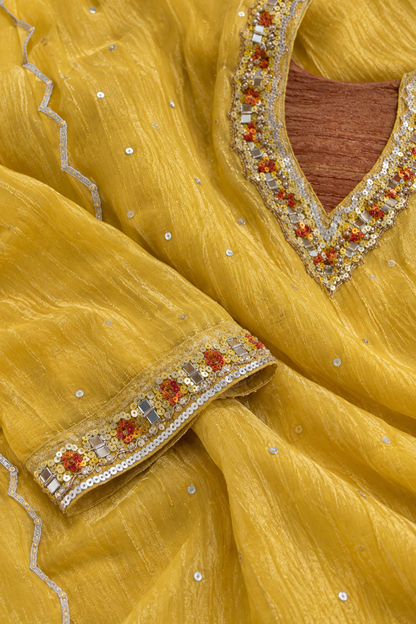 Premium Crust Tissue Festival Wear Suit