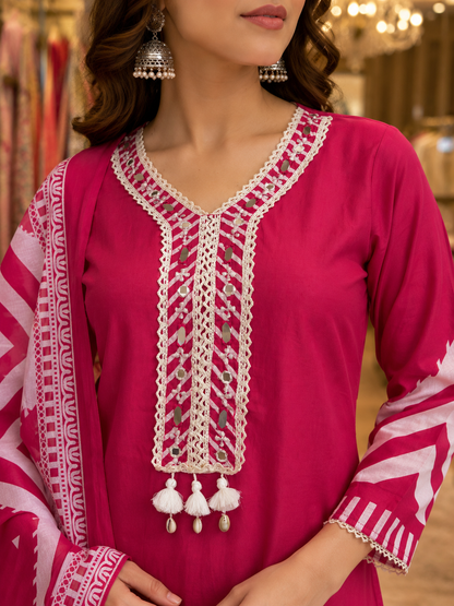 Pure Cotton Suit