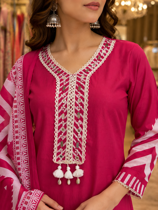 Pure Cotton Suit