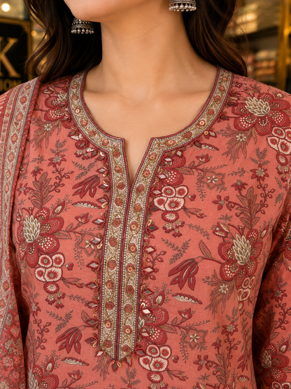 PURE COTTON GHARARA SET