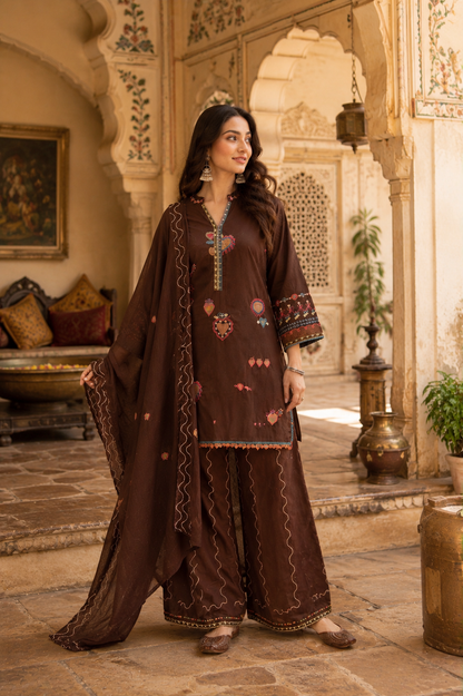 Pure Cotton Plazzo Set
