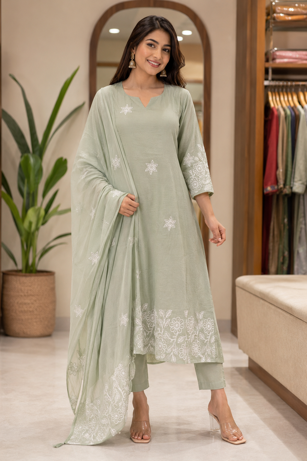Pure RakshaBandhan Special Anarkali Suit