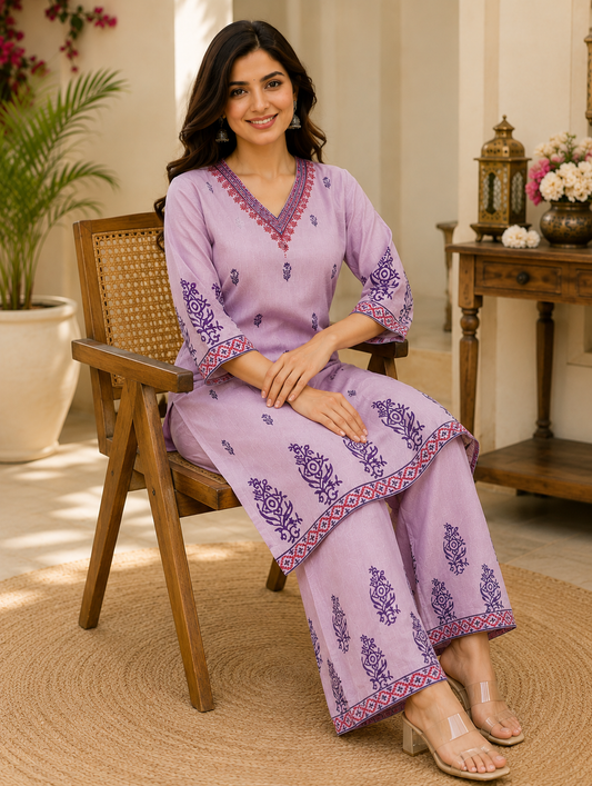 PURE COTTON CO-ORD SET