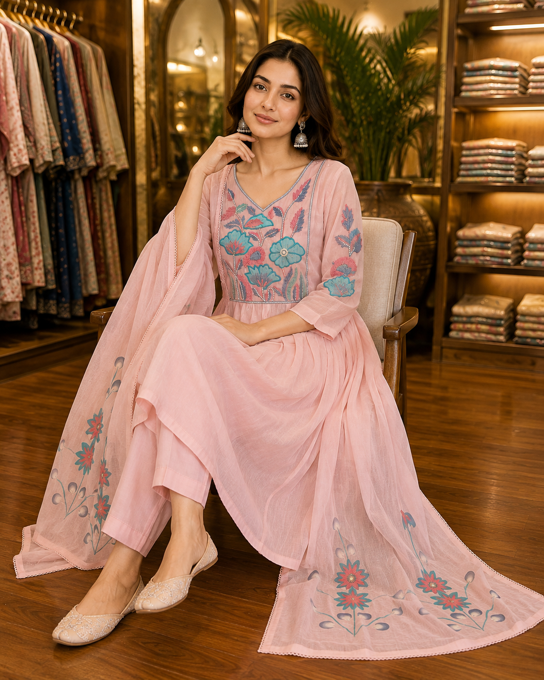 PREMIUM MUM CHANDERI PARTY WEAR COLLECTION