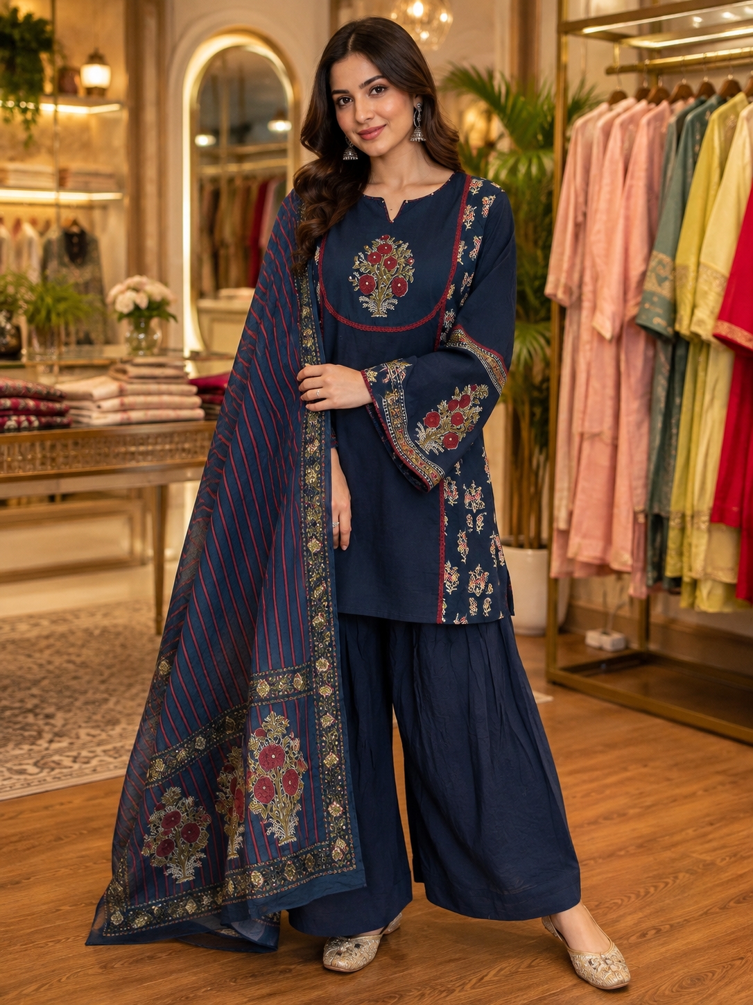 PURE COTTON VIRAL FARSI SALWAR SUIT