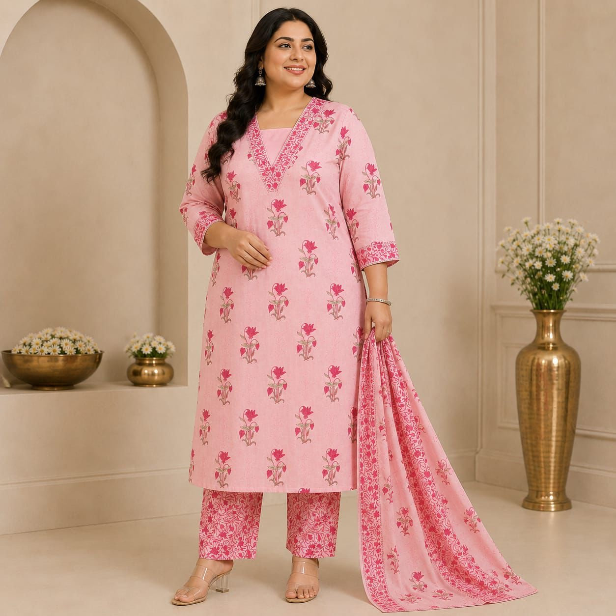 BIG SIZE DUPATTA SET