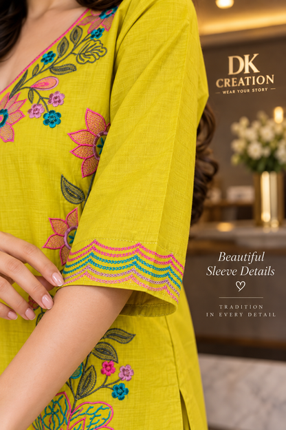Pure Cotton 3pc Suit