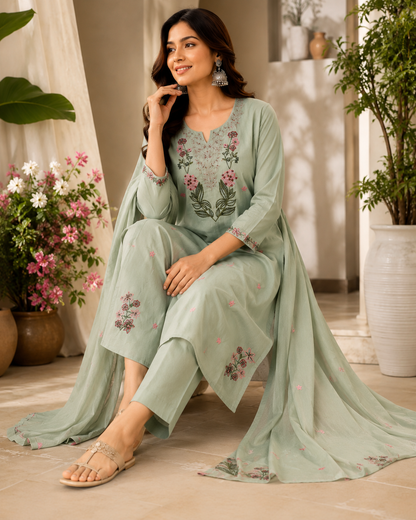 Pure Cotton Suit