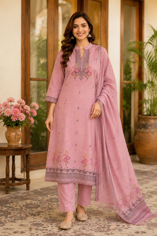 Premium Linen Cotton Suit