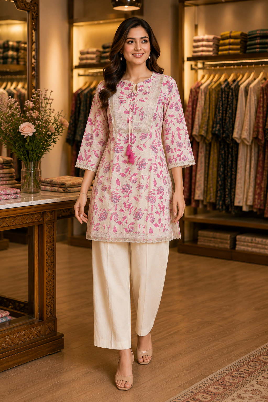 Pure Cotton Co-ord Set