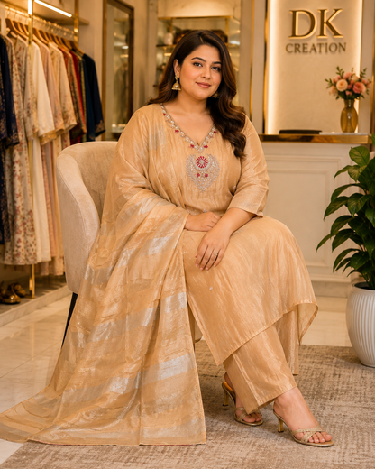 BIG SIZE HEAVY SHIMMER SUIT RAKSHABANDHAN SPECIAL