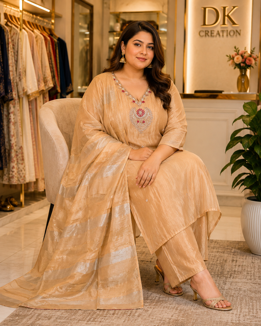 BIG SIZE HEAVY SHIMMER SUIT RAKSHABANDHAN SPECIAL