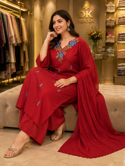 Pure Cotton Dupatta Set BIG SIZE