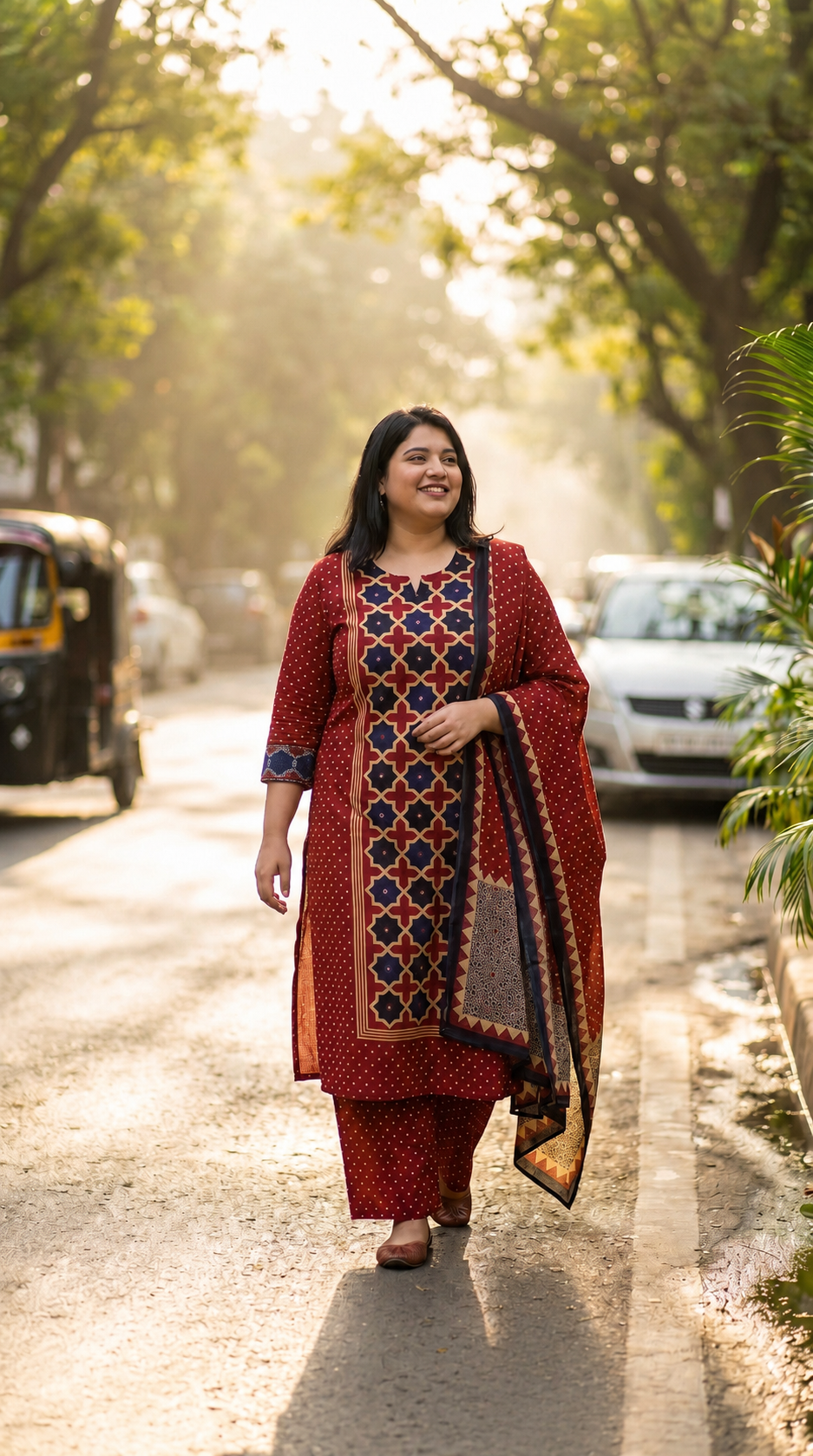 BIG SIZE PURE COTTON SUIT
