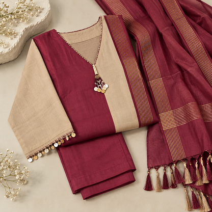 Festival Wear Mul Chanderi Suit