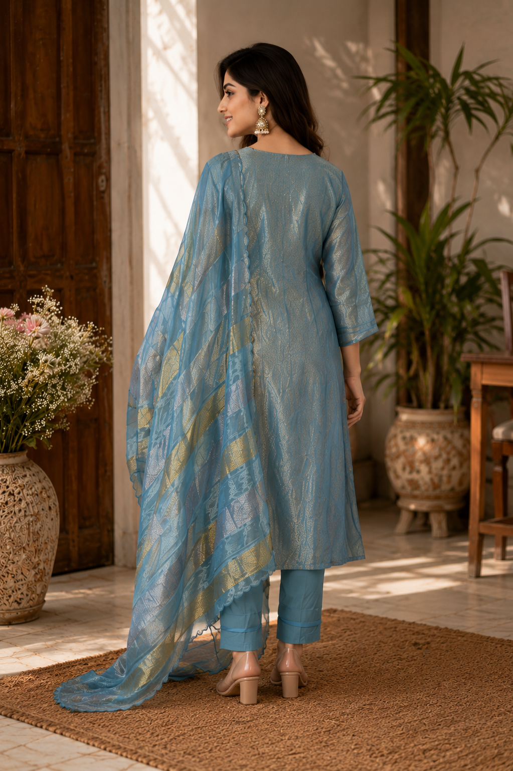 Pure Shimmer Tissue Suit
