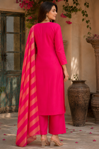 Pure Silk Suit