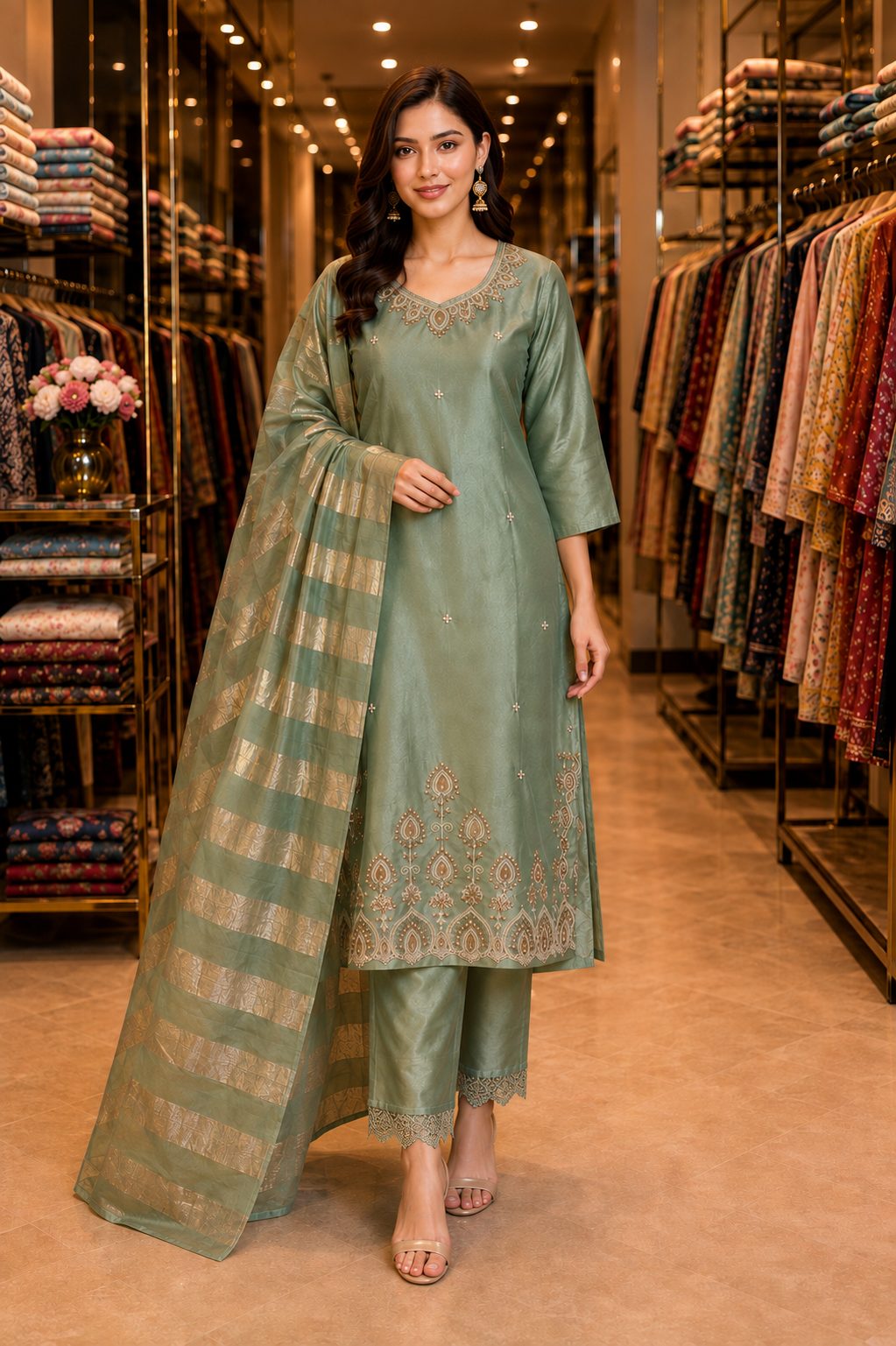 Poly Crepe Fabric RakshaBandhan Special