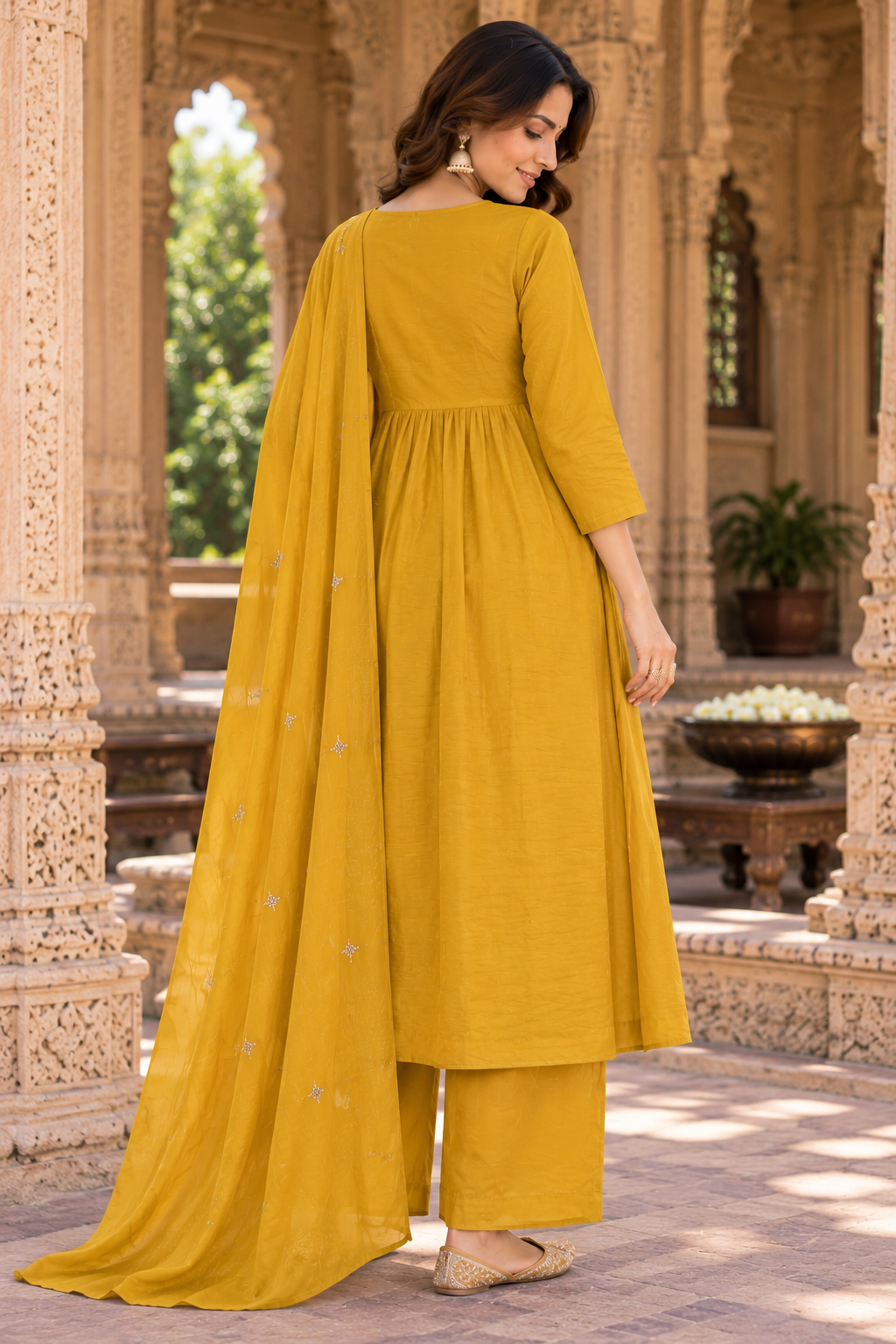 Festival Wear Premium Mul Chanderi Suit